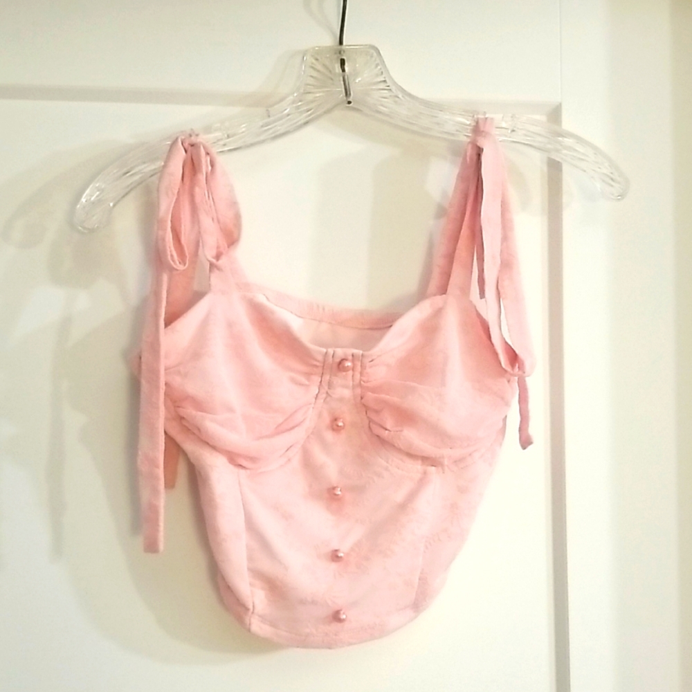 SHEIN Pink Women's Crop Size S